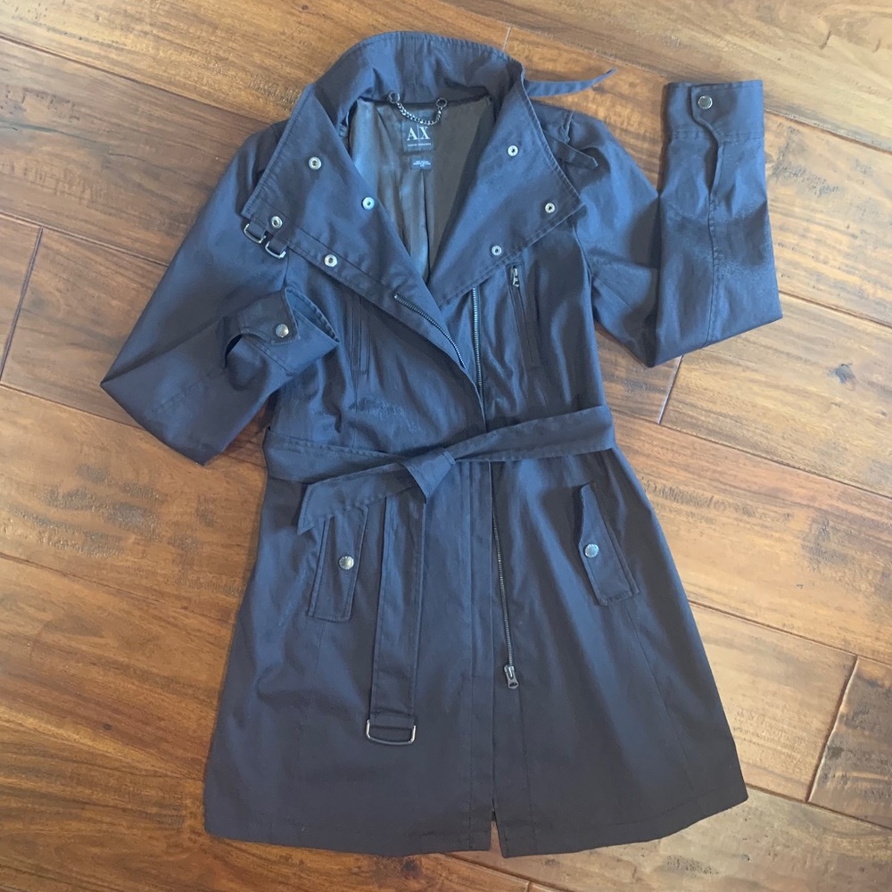 Armani Exchange trench coat